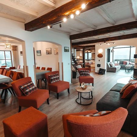 Le Grand Cerf 25 Pers, Malmedy- Chalet Rustique, Jardin Buitenkant foto