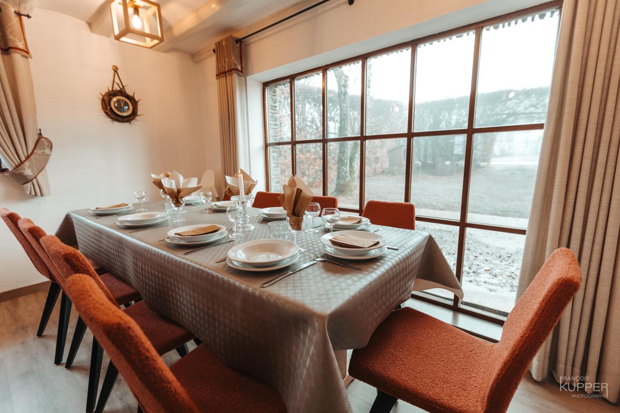 Le Grand Cerf 25 Pers, Malmedy- Chalet Rustique, Jardin Buitenkant foto