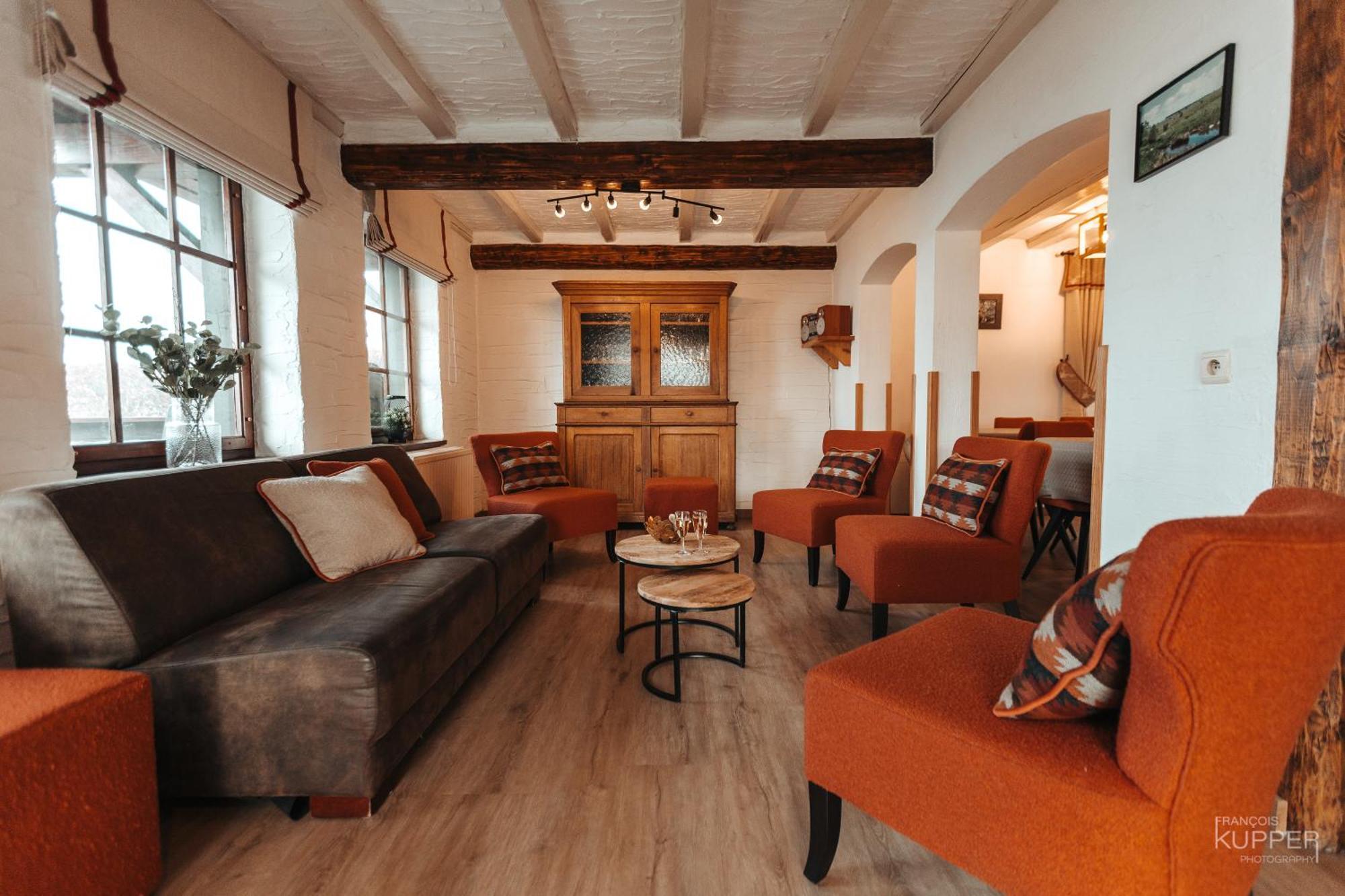 Le Grand Cerf 25 Pers, Malmedy- Chalet Rustique, Jardin Buitenkant foto